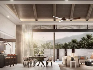 Новый комплекс вилл с бассейнами и зелеными зонами рядом с пляжем Банг Тао, Пхукет, Таиланд