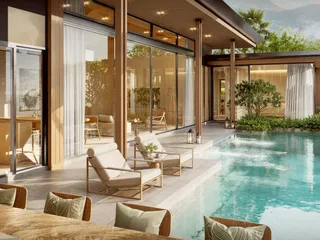 Новый комплекс вилл с бассейнами и зелеными зонами рядом с пляжем Банг Тао, Пхукет, Таиланд