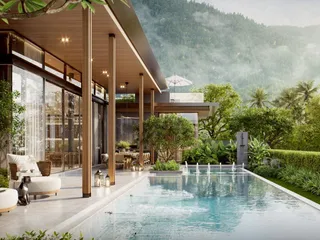 Новый комплекс вилл с бассейнами и зелеными зонами рядом с пляжем Банг Тао, Пхукет, Таиланд