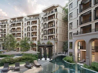 Двухкомнатная квартира с видом на горы в резиденции с бассейном и коворкингом, в 700 метрах от пляжа Банг Тао, Пхукет, Таиланд