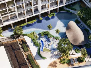 Меблированная квартира в новой резиденции, в 200 метрах от пляжа Най Янг, Пхукет, Таиланд