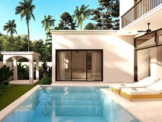 Новый комплекс вилл с бассейнами в 4 минутах от пляжа Ламай, Самуи, Таиланд