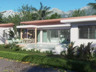 Комплекс вилл с бассейнами и садами рядом с пляжами, Самуи, Таиланд