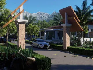 Комплекс вилл с бассейнами и садами рядом с пляжами, Самуи, Таиланд