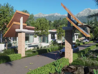 Комплекс вилл с бассейнами и садами рядом с пляжами, Самуи, Таиланд