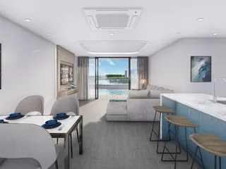 Новый жилой комплекс с бассейном, водопадом и видом на море, Пхукет, Таиланд