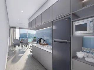 Новый жилой комплекс с бассейном, водопадом и видом на море, Пхукет, Таиланд