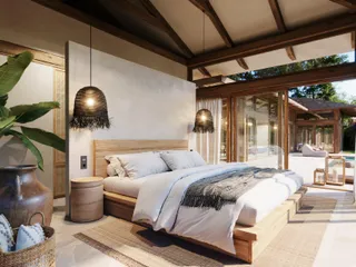 Комплекс вилл с бассейнами в живописном районе, рядом с Рыбацкой деревней, Самуи, Таиланд