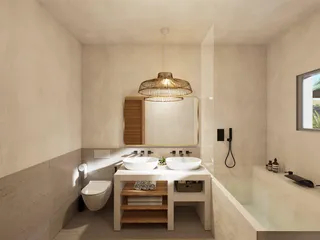 Комплекс меблированных вилл с бассейнами и садами рядом с пляжем Маенам, Самуи, Таиланд