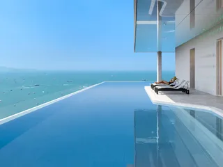 Высотная резиденция с бассейном, коворкингом и панорамными видами в 300 метрах от побережья, Паттайя, Таиланд