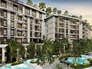 Двухкомнатная квартира в новом комплексе с хорошей инфраструктурой в пешей доступности от пляжа Банг Тао, Пхукет, Таиланд