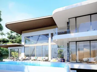 Новый комплекс вилл с бассейнами и панорамным видом на море, Чавенг Ной, Самуи, Таиланд