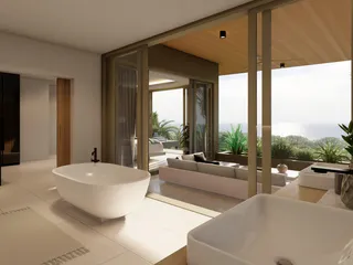 Эксклюзивная роскошная вилла с 2 бассейнами и панорамным видом на море в Бопхуте, Ко Самуи, Таиланд