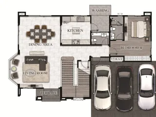 Закрытый комплекс вилл в классическом колониальном стиле, Паттайя, Таиланд