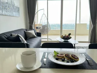 Двухспальный пентхаус с большой террасой в резиденции с бассейном и клубным домом, Самуи, Таиланд