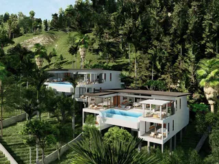 Меблированная вилла с бассейном и панорамным видом, Самуи, Таиланд