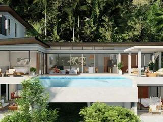 Меблированная вилла с бассейном и панорамным видом, Самуи, Таиланд