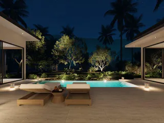 Новый комплекс вилл с бассейнами и тропическими садами в 3 минутах от пляжа Ламай, Самуи, Таиланд