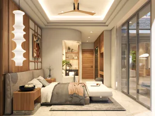 Новый комплекс современных вилл с бассейнами и садами в 3 минутах от пляжа Ламай, Самуи, Таиланд