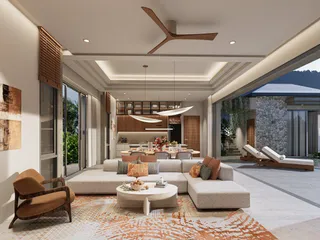 Новый комплекс современных вилл с бассейнами и садами в 3 минутах от пляжа Ламай, Самуи, Таиланд