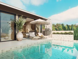 Новый комплекс вилл с бассейнами в 5 минутах от пляжа Ламай, Самуи, Таиланд