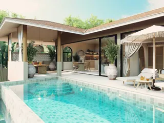 Новый комплекс вилл с бассейнами в 5 минутах от пляжа Ламай, Самуи, Таиланд