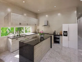 Новый комплекс вилл с бассейнами рядом с пляжем Чавенг, Самуи, Таиланд