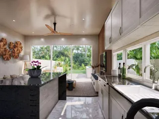 Новый комплекс вилл с бассейнами рядом с пляжем Чавенг, Самуи, Таиланд