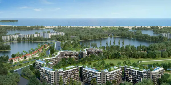 Резиденция с бассейном и зонами отдыха в элитном районе, рядом с полем для гольфа, Пхукет, Таиланд