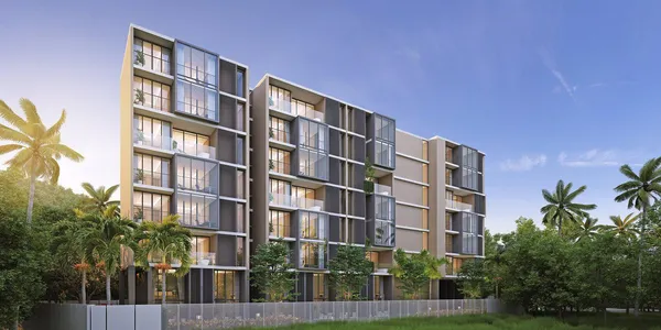 Новый жилой комплекс меблированных квартир на пляже Ката, Карон, Муанг Пхукет, Таиланд