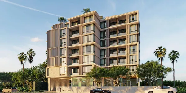 Кондоминиум с видом на море, горы, джунгли и остров, 800 метров до пляжа Ката, Пхукет, Таиланд