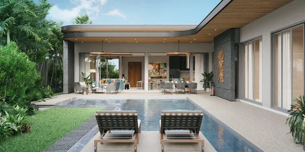 Новый комплекс вилл с бассейнами, Пхукет, Таиланд