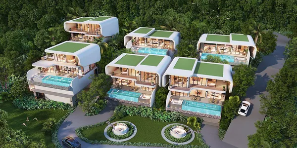 Новый жилой комплекс элитных вилл в Бо Пхуте, Самуи, Сураттхани, Таиланд