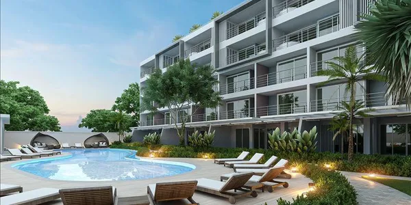 Новая резиденция с бассейнами и садами в 250 метрах от побережья, в 10 минутах ходьбы от международной школы, Пхукет, Таиланд