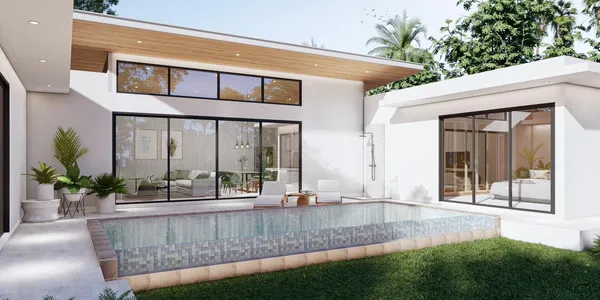 Комплекс новых высококачественных вилл с бассейнами на Самуи, Сураттхани, Таиланд