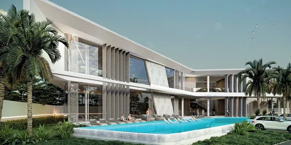 Комплекс вилл с бассейном, парком и озером рядом с пляжем и яхт-клубом, Паттайя, Таиланд