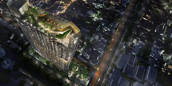 Высотная резиденция с бассейном рядом с пляжем Паттайи, Таиланд