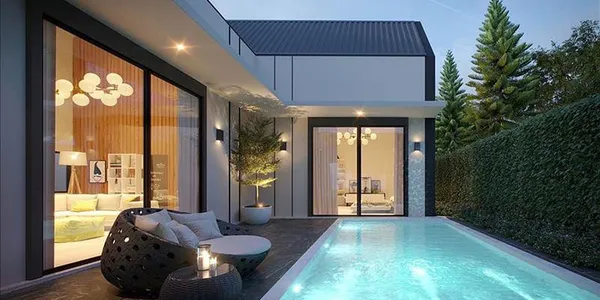 Новый комплекс вилл с бассейнами и садами, Паттайя, Таиланд