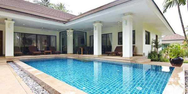 Великолепная вилла с бассейном, сад и паркингом в Маенаме, Самуи, Таиланд