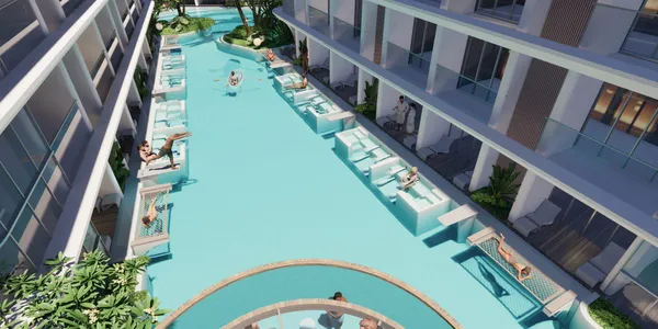 Новый жилой комплекс на берегу моря, Банг Рак, Самуи, Таиланд