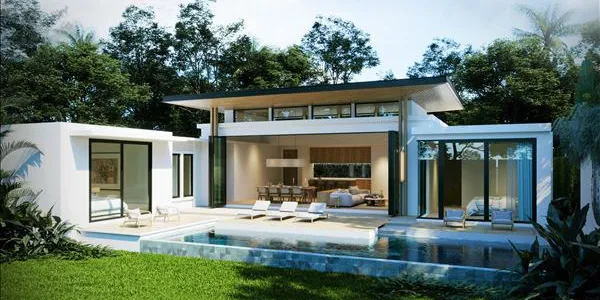 Новый комплекс вилл с бассейнами в 850 метрах от пляжа Раваи, Пхукет, Таиланд