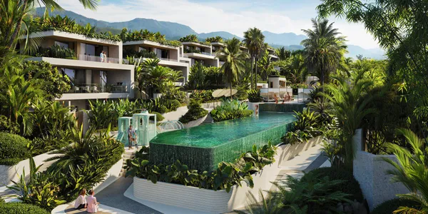 Новый комплекс семейных вилл с великолепной инфраструктурой в Чалонге, Пхукет, Таиланд