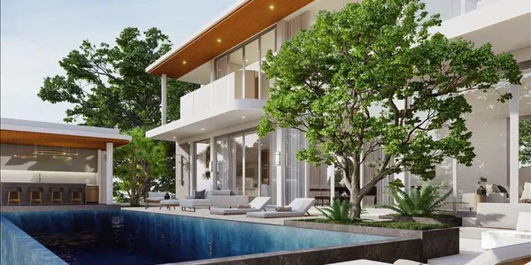 Новый комплекс вилл с бассейнами и зонами отдыха, Пхукет, Таиланд