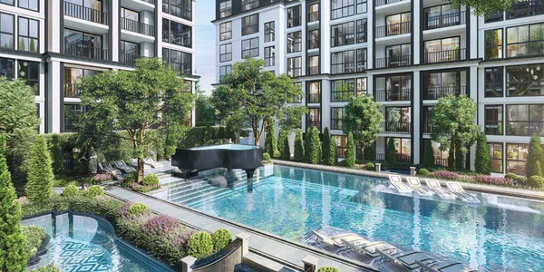 Новая резиденция с бассейнами, садом и спа-центром, Паттайя, Таиланд