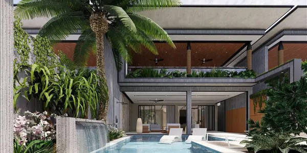 Новый комплекс вилл с бассейнами и спортивными зонами рядом с набережной Раваи и пляжем Най Харн, Пхукет, Таиланд