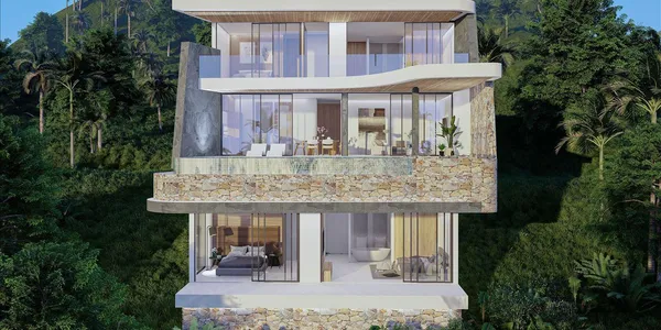 Новый комплекс элитных вилл рядом с пляжем, Самуи, Таиланд