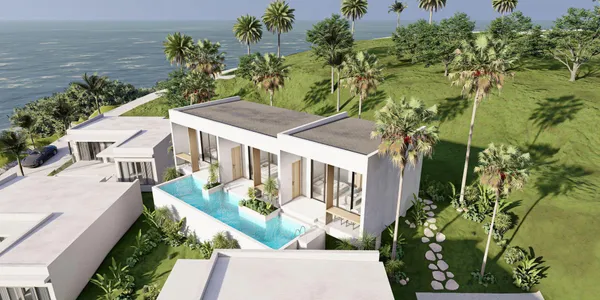 Новые квартиры-студии с общим бассейном всего в 600 м от пляжа Чавенг Ной на Самуи, Таиланд