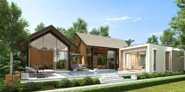 Новый комплекс вилл с бассейнами и садами рядом с пляжем Лаян, Пхукет, Таиланд