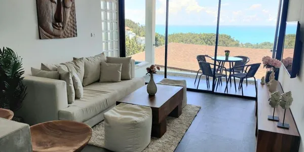 Меблированная квартира с панорамным видом на море и собственным бассейном, Самуи, Таиланд