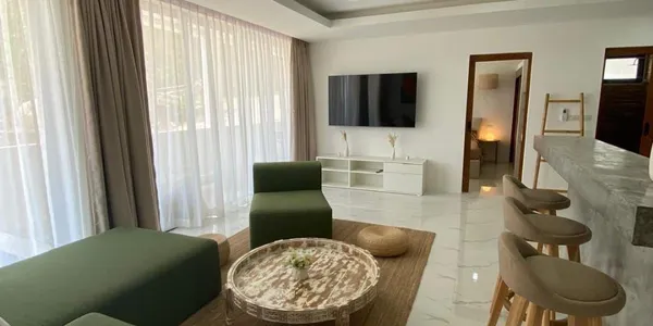 Меблированные апартаменты с бассейном и видом на море, Ламай, Самуи, Таиланд